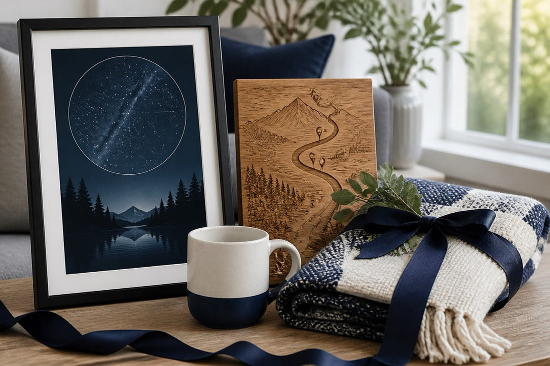 21st Anniversary Gifts for Him: Personalized Keepsakes & Maps